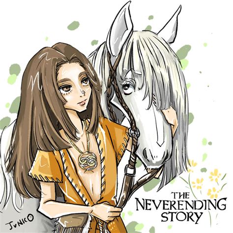 Atreyu and Artax / The Neverending Story by JUNICO-illustration on ...