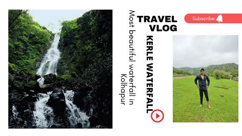 Waterfall Kerle waterfallAmba ghat - One day trip with friends Vlog #2 Kay ti zhadi Kay te ...