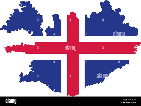 Iceland map hi-res stock photography and images - Alamy