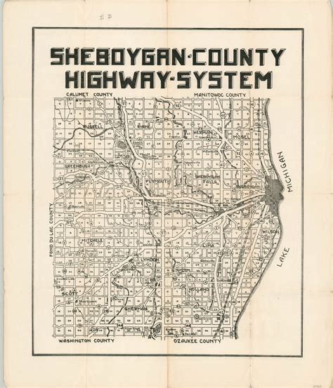 Sheboygan County Highway System – Curtis Wright Maps