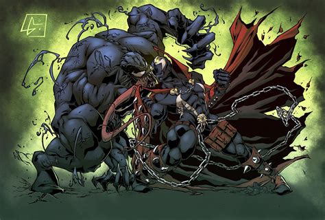 Spawn VS Venom color, logicfun color on ArtStation at https://www ...