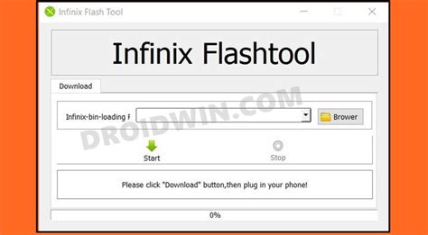 Flash Firmware on Infinix Devices using Infinix Flash Tool - DroidWin