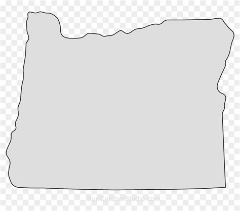 Oregon Map Outline Png Shape State Stencil Clip Art - Oregon Map Outline Png Shape State Stencil ...