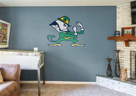 Notre Dame Fighting Irish Leprechaun Logo Wall Decal | Shop Fathead ...