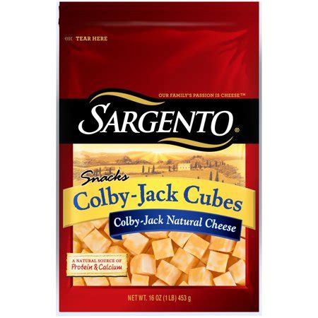 Sargento Snacks Natural Colby-Jack Cheese Cubes, 16 oz - Walmart.com