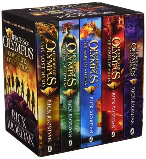 Heroes of Olympus Complete Boxset of 5 Titles by Rick Riordan (9780141364131) - Universal Book ...