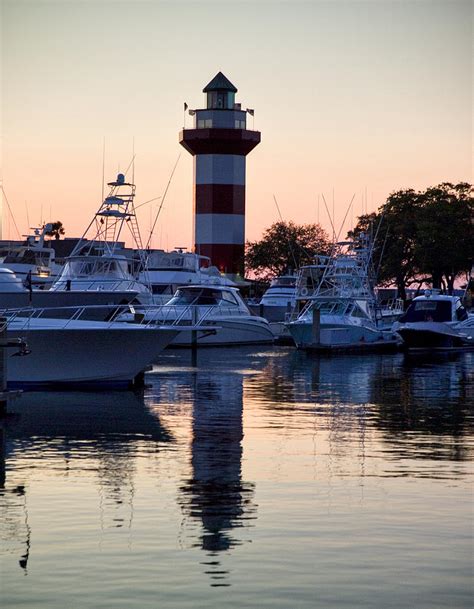 Harbour Town Golf Links Sea Pines Lighthouse 4 Photograph by Phil Reich - Fine Art America