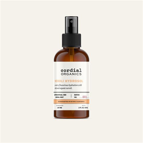 Organic Neroli Hydrosol – Cordial Organics