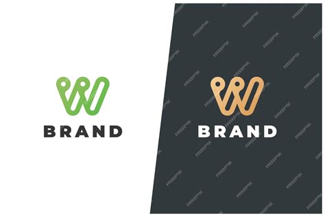 Premium Vector | W letter vector monogram logo concept design