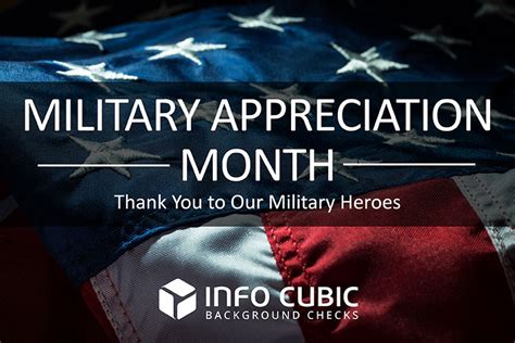 Military Appreciation Month | Thank You to Our Nation's Military Heroes