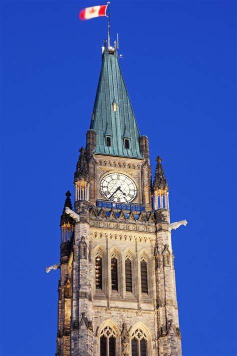 Peace Tower in Ottawa stock image. Image of canadian - 60473679