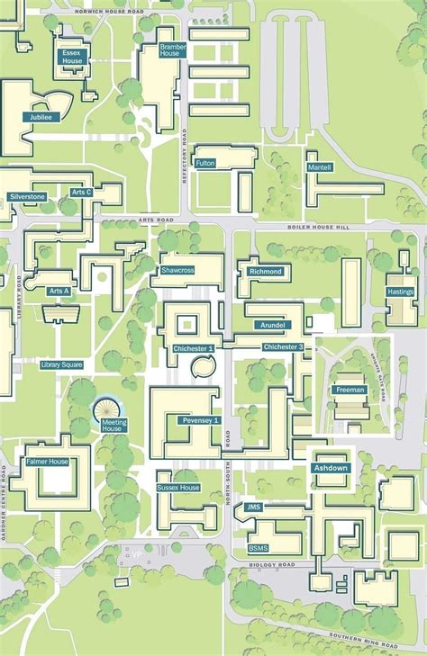 University Of Richmond Map Of Campus