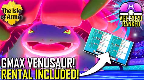 GMAX Venusaur is AWESOME | VGC 2020 | Pokémon Sword & Shield - Pokésports - YouTube