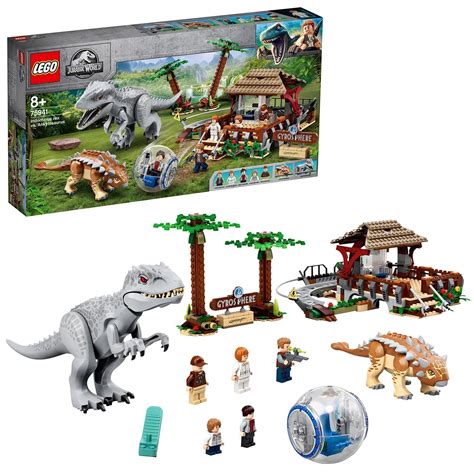 Buy LEGO 75941 Jurassic World Indominus Rex vs. Ankylosaurus Dinosaurs Set with Gyrosphere ...