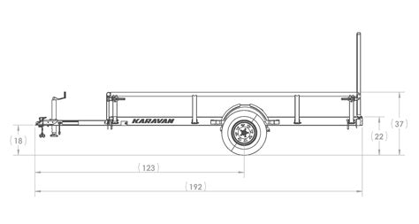 6 x 12 ft. Steel Utility Trailer | Karavan Trailers