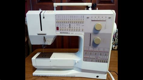 Repair a Bernina 1230 with a needle that's not centered. - YouTube