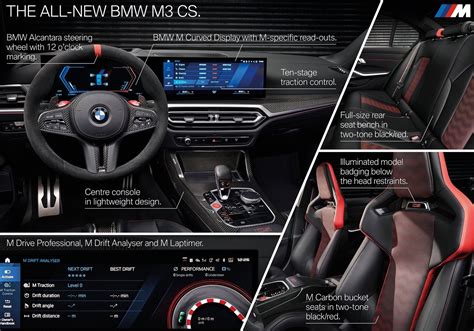 2024 BMW M3 CS-interior highlights – PerformanceDrive