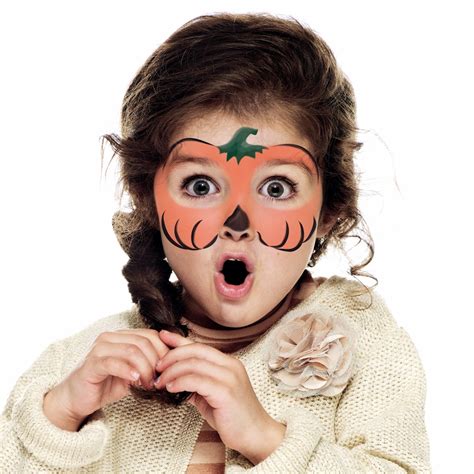 Halloween Pumpkin Face Paint Guide - Easy 3 Step Guide | Snazaroo