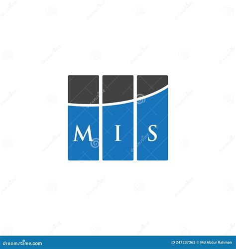 MIS Letter Logo Design on WHITE Background. MIS Creative Initials Letter Logo Concept. MIS ...