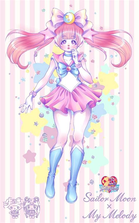 Sailor Moon x My Melody by Arumi-Kun | Sailor chibi moon, Sailor moon stars, Sailor moon