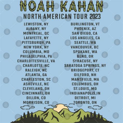 Noah Kahan Stick Season 2023 Tour Poster Set, Noah Kahan Pop Music ...