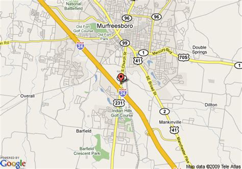 Where is Murfreesboro? | Murfreesboro Map | Map of Murfreesboro ...