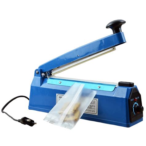 New Hand Sealer Pressure Impulse Heat Manual Sealing Machine Heat Poly ...