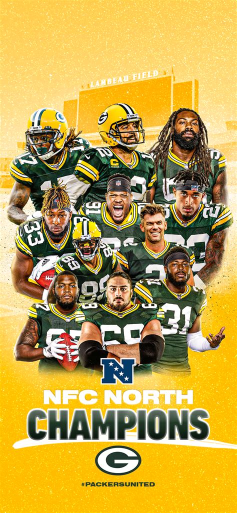 Green Bay Packers on Twitter: "NFC North Champions wallpapers for your 📱! #PackersUnited | # ...