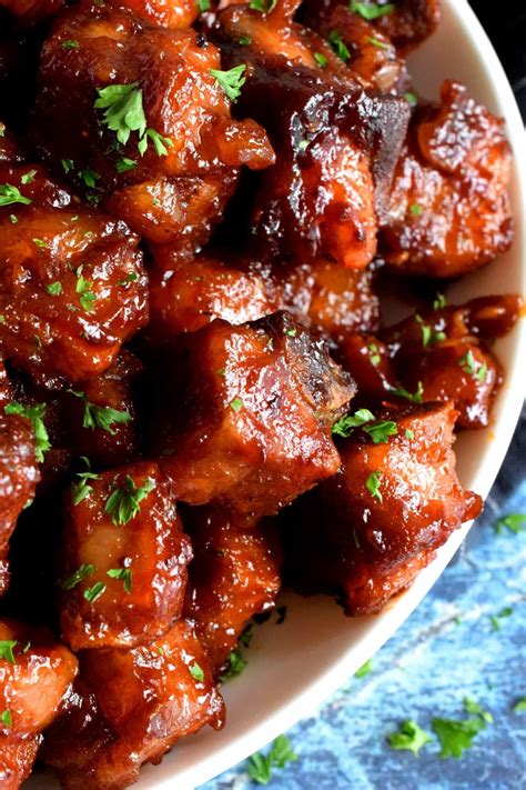 Baked Barbecue Pork Riblets - Lord Byron's Kitchen | Pork riblets recipe, Pork sirloin recipes ...