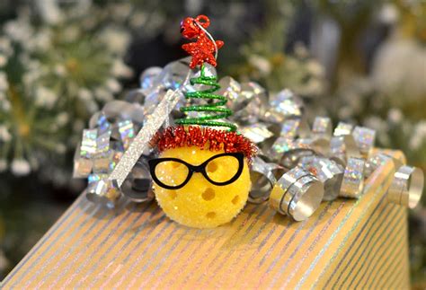 Mini Christmas Pickleball Ornaments - Pickleball Peeps