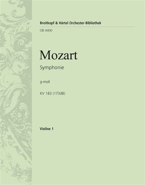 001-226595 Mozart Symphony 25 Violin 1