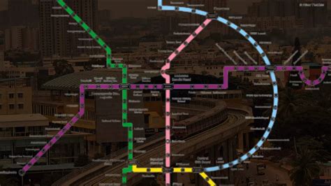 Namma Metro Map 2025: This Schematic Representation of Future Bangalore ...