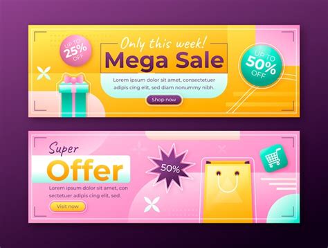 Free Vector | Sale banner template desin