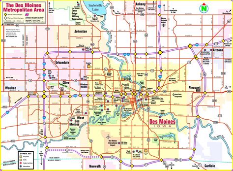 Printable Map Of Des Moines Iowa - Free Printable Maps