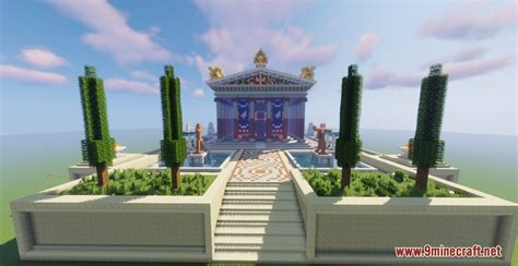 Greek Temple of Poseidon Map 1.17.1 for Minecraft - Mc-Mod.Net