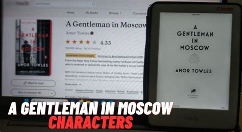 A Gentleman in Moscow Characters - Characters List