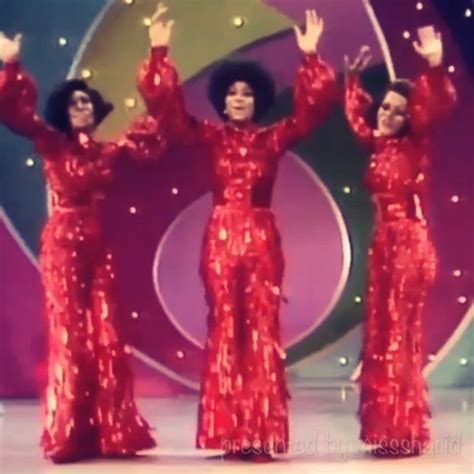 The Supremes L-R Mary Wilson, Jean Terrell and Cindy Birdsong on Ed Sullivan on February 15 ...