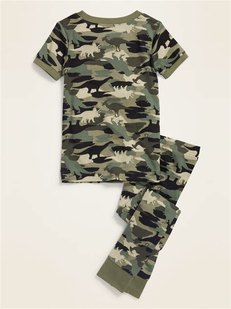 Unisex Camo-Dino Pajama Set for Toddler & Baby | Old Navy