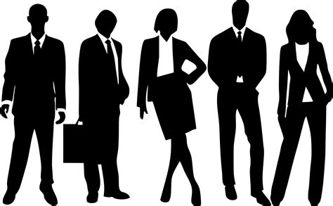 Free Silhouette Business People, Download Free Silhouette Business People png images, Free ...
