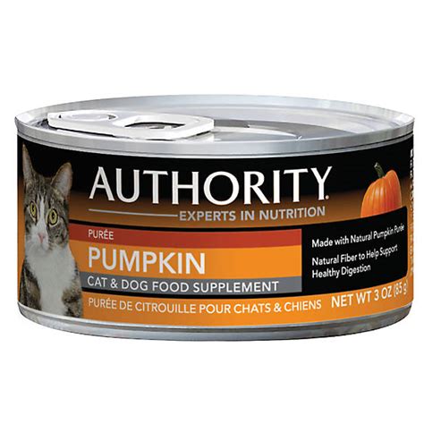 Authority® Cat & Dog Food Supplement - Natural, Pumpkin | cat Wet Food ...