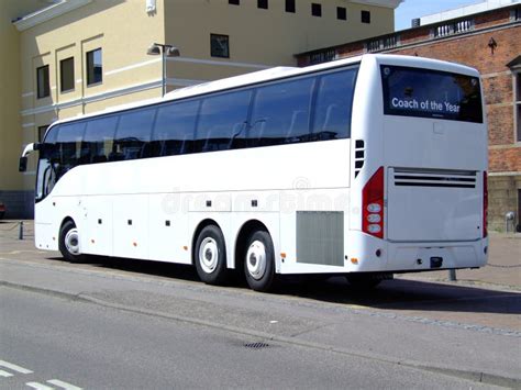 White tour bus stock photo. Image of automobile, coach - 5361806