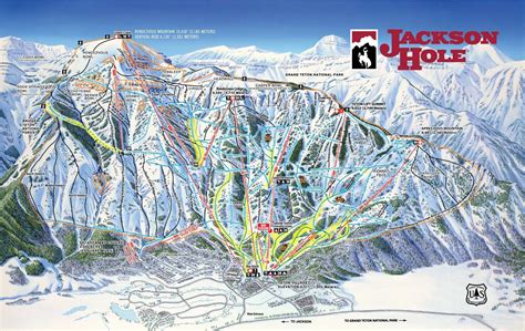 Jackson Hole Ski Resort Guide, Location Map & Jackson Hole ski holiday ...