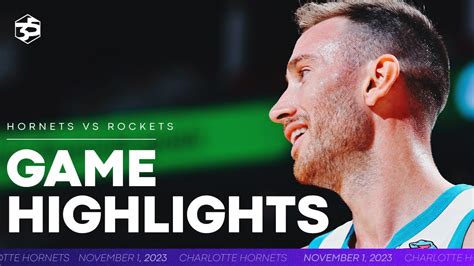 Game Highlights: Hornets vs Rockets | 11/01/2023 - YouTube