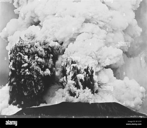 Surtsey eruption Black and White Stock Photos & Images - Alamy