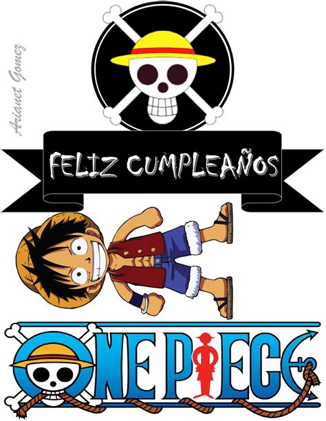 Topper Bolo One Piece en 2023 | Cosplay de luffy, Frases de one piece, Imagenes de luffy