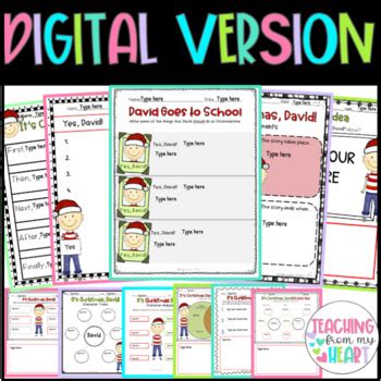 It's Christmas, David! Activities for K-2nd Grade, Christmas Writing