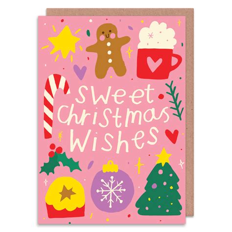 Sweet Christmas Wishes Christmas Card – Little Craft Place