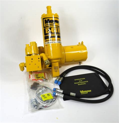 NEW MEYER HYDRAULICS E-61H E-61 SNOW PLOW PUMP ADJUSTABLE DROP NEVER ...