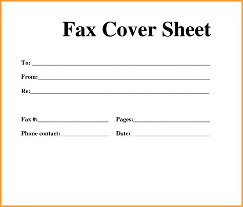 Free Fax Template | Free Fax Cover Sheet Template Download