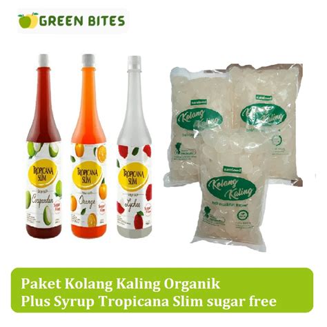 Jual Paket Kolang Kaling plus Syrup (Sirup) tropicana slim | Shopee Indonesia